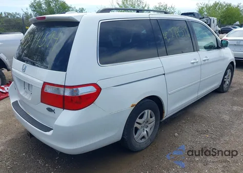 2007 Honda Odyssey Ex-L from USA, damaged, VIN 5FNRL38727B136000